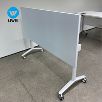 Table de formation mobile pliante en bois LIWEI, durable et moderne, avec plateau rabattable, pour bureau, conférence, salle de réunion, séminaire, avec roulettes