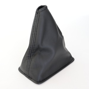 Toyota Leather Gear <b>Shift</b> <b>Knob</b> Cover DZ15 K1 Black Car Interior Accessory - Product Image 1