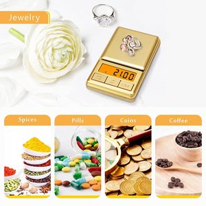 고정밀 휴대용 디지털 미니 포켓 그램 스케일 커버 100g/200g/300g x 0.01g 측정 차 잡초 분말 보석 동전 - Product Image 3