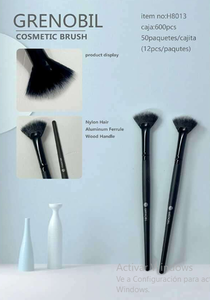 Ensemble de pinceaux de maquillage Crenoral, 6 pièces, poils synthétiques, outils cosmétiques professionnels pour l'application sur le visage - Product Image 3