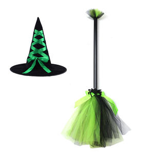 Juego <span class=keywords><strong>de</strong></span> magia <span class=keywords><strong>de</strong></span> Halloween para niños, escoba mágica desmontable para accesorios <span class=keywords><strong>de</strong></span> fiesta <span class=keywords><strong>de</strong></span> Halloween, sombrero <span class=keywords><strong>de</strong></span> bruja y juego <span class=keywords><strong>de</strong></span> escoba - Product Image 6