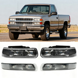GM2503187 GM2502187ไฟหน้ารถยนต์ภายนอกสำหรับ Chevrolet Silverado 1500 1999 2000 2001 <span class=keywords><strong>2002</strong></span> - Product Image 4
