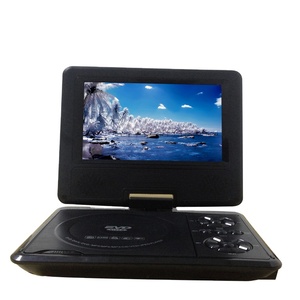 7 Inch Draagbare Dvd-speler Mini Tv Met Batterij Afstandsbediening Swivel Screen Dvd-speler - Product Image 2