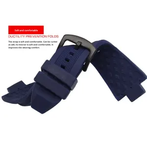 Para <span class=keywords><strong>Michael</strong></span> <span class=keywords><strong>Kors</strong></span> correa de <span class=keywords><strong>reloj</strong></span> de tela de lujo para 8184 8729 9020Mk relojes convexos 22mm tamaño transpirable correa de <span class=keywords><strong>reloj</strong></span> de goma - Product Image 2