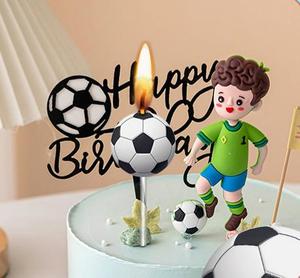 Velas Creativas para Cumpleaños Infantiles, Decoraciones para Pasteles con Forma de Fútbol, Baloncesto, Bolos y Voleibol, Gran Venta - Product Image 5