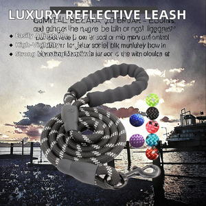 Ready Stock Luxury Nylon Reflective <b>Dog</b> <b>Leash</b> Custom Medium Large <b>Dogs</b> Fashion Adjustable Solid Free Strong Classic Cartoon - Product Image 3