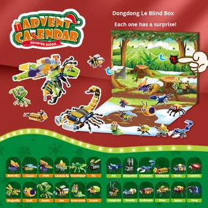 Caja Sorpresa de Navidad <span class=keywords><strong>Frozen</strong></span>, Compatible con Pequeñas Partículas, Juguete Educativo para Niños de 7 a 12 Años, Escala 1/12, Montaje Sorpresa - Product Image 6