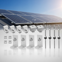 Collier de serrage intermédiaire en aluminium pour systèmes de montage solaire sur toiture |   Support de module PV personnalisé