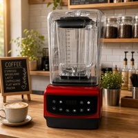 2200W Commerciële Blender, 2.2L Hoge Vermogen Heavy Duty Blender, Zuiver Koperen Motor 110V 220V