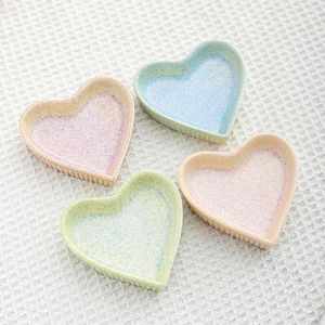 2026 New Heart Shaped <b>Ceramic</b> Jewelry Tray European Style <b>Ring</b> Holder Earring Dish Vanity Organizer Home Decor Gift - Product Image 3