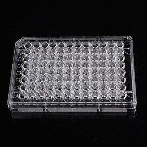 Plaque de réaction de coagulation sanguine Feiyue 96 Well, micro-plaque de laboratoire en plastique à fond en V et en U pour tests - Product Image 2