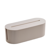 Caja de Almacenamiento de Cables de Plástico Ecológico MONR PP, Organizador Rectangular para Cubrir Cables y Reguladores de Voltaje con Protector de Sobretensión