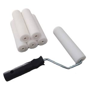 <span class=keywords><strong>Rodillo</strong></span> <span class=keywords><strong>de</strong></span> pintura pequeño <span class=keywords><strong>de</strong></span> <span class=keywords><strong>espuma</strong></span> <span class=keywords><strong>de</strong></span> alta densidad <span class=keywords><strong>de</strong></span> 4 pulgadas para usar con todas las pinturas - Product Image 1