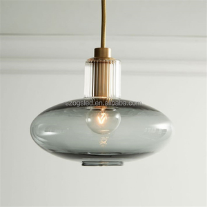 <span class=keywords><strong>Globe</strong></span> en <span class=keywords><strong>Verre</strong></span> D'art Soufflé À la Main Pendentif Lumière Plafonnier - Product Image 2