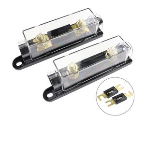 ฐานใส่ฟิวส์แบบแบนอเนกประสงค์สำหรับรถยนต์ รถบรรทุก ระบบเครื่องเสียง 30A 40A 50A 60A 70A 80A 100A 120A 125A-500A แบบยึดด้วยสลักเกลียว - Product Image 3