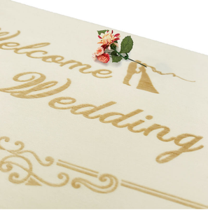 Benvenuto al nostro matrimonio libro degli ospiti della firma del matrimonio romantico in legno fai da te - Product Image 6