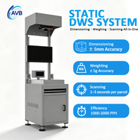 Solution personnalisée, compatibilité étendue, système de dimensionnement de colis en acier pour colis de 1 à 30 kg