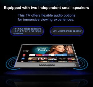 ทีวีพกพา Android LED HDTV สำหรับตั้งแคมป์ ขนาด 14-20 นิ้ว 12V HD720p/FHD1080p ISDB-T ATSC พร้อมช่องต่อสัญญาณทีวี - Product Image 6