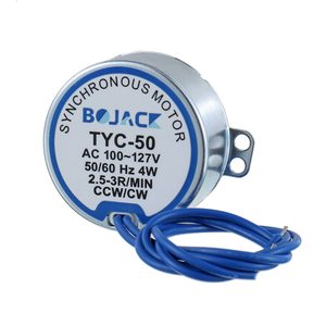 มอเตอร์ซิงโครนัส Bojack รุ่น TYC-50 AC 100-127V 50/60Hz 4W 2.5-3RPM CW/CCW แบบติดตั้งบนแผง - Product Image 2