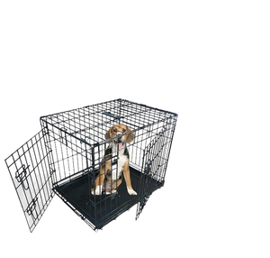 Sıcak satış 18 <span class=keywords><strong>24</strong></span> 30 36 42 48 53 inç demir çelik evcil hayvan kafesi klasik yükseltilmiş tasarım kalın takviye taşınabilir katlanır köpek kafes köpek kafes - Product Image 6