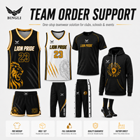 Desain Kustom Lion Pride Full Sublimation Solusi Satu Atap Hoodie Jaket Polo T-Shirt Celana Snap Kaus Kaki Pakaian Tim Basket