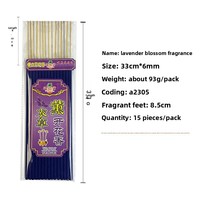 Dupa Batang Lavender Sandalwood Ramah Lingkungan FUYUN Beraroma Harum Tanpa Asap untuk Festival Tahun Baru Berdoa untuk Berkat Tuhan.