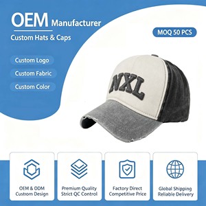 Custom Embroidery Logo Promotional 6 Panel Baseball Cap Trucker Dad <b>Hat</b> 100% Cotton Polo Style Plain Blank Adjustable Size - Product Image 1