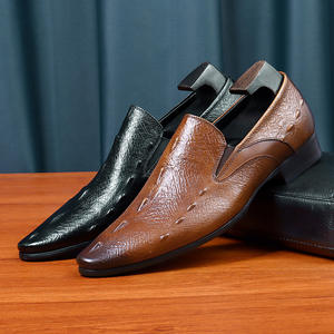 Zapatos formales de hombre de cuero genuino de lujo, zapatos Oxford de boda a la moda, de alta gama y formales - Product Image 3