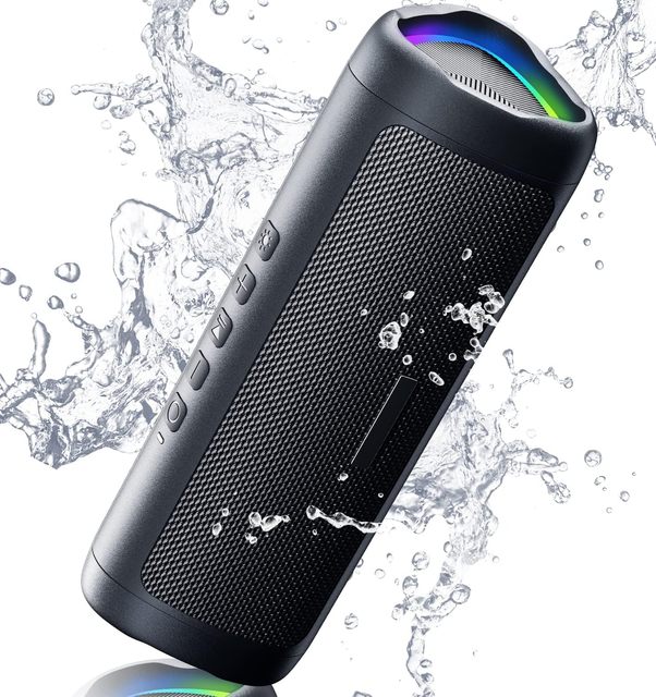 Wireless BT Speaker Colorful LED Lamp TWS Speaker Home Party Gift for Adult Portable IPX5 Waterproof Outdoor 24H Speaker