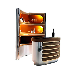 Armoire de <span class=keywords><strong>bar</strong></span> triangle personnalisée de luxe Armoire de rangement design italienne haut de gamme Armoire haute de présentation - Product Image 1