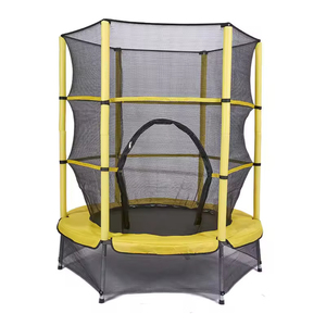 Trampoline pour enfants avec cadre en acier galvanisé |   Enclos surélevé pour usage intérieur unisexe, certifié EN71 |   De 2 à 12 ans - Product Image 5