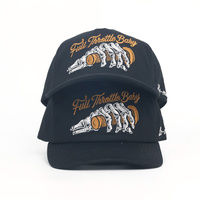 Gorra de 5 Paneles de Alta Calidad con Logotipo Bordado, Gorra sin Estructura