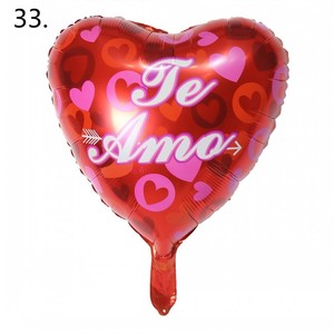 Ballon en aluminium Offre Spéciale 18 pouces coeur espagnol amour pour la Saint-Valentin Te Amo Te Quiero Mucha feuille Mylar Globos - Product Image 6