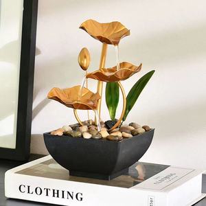 Drop Shipping <span class=keywords><strong>Fontaine</strong></span> <span class=keywords><strong>d</strong></span>'eau de table 3 pneus <span class=keywords><strong>Fontaine</strong></span> <span class=keywords><strong>d</strong></span>'intérieur cascade en métal <span class=keywords><strong>Fontaine</strong></span> de table <span class=keywords><strong>zen</strong></span> pour la <span class=keywords><strong>d</strong></span>écoration de la maison et du bureau - Product Image 3