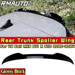 Golf MK8 GTI R GTD Rear Roof <b>Wing</b> Glossy <b>Black</b> Sport Style Roof Spoiler for VW Golf MK8 GTI R GTD 2020-2024 Car Accessories - Product Image 1