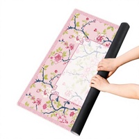 Tapis de Mahjong Pliable Écologique et Inodore, Antidérapant, Isolation Phonique, pour Appartement et Loisirs Intérieurs