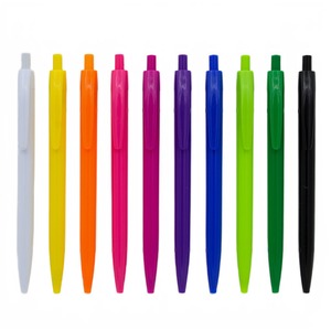 Bolígrafos promocionales de plástico en blanco de sublimación de gran oferta con logotipo personalizado de 0,5mm de ancho de escritura - Product Image 1