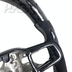 Volant de voiture amélioré sportif à LED en fibre de carbone forgée pour <span class=keywords><strong>Ford</strong></span> Mustang GT 2021 <span class=keywords><strong>2022</strong></span> 2023 2024 2025 - Product Image 4