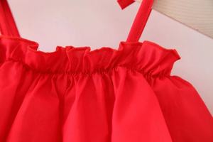 Nuovo Vestito Estivo per Bambine con Bretelle Stampato e Lavorato all'<span class=keywords><strong>Uncinetto</strong></span> Abito Casual da Principessa Senza Maniche - Product Image 4