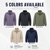 Blouson bomber décontracté pour homme, respirant, à séchage rapide, avec doublure en coton et fermeture éclair sur le devant, service OEM
