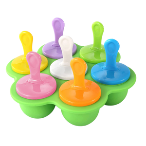 <span class=keywords><strong>Mini</strong></span> molde de silicona para paletas de hielo, máquina para hacer paletas de helado, moldes para paletas, herramienta de suplemento alimenticio DIY para bebés - Product Image 2