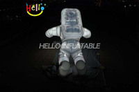 Astronaute gonflable géant personnalisé avec lumière LED pour fête spatiale et décoration de parc à thème