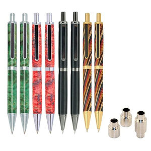 Stift-Bausätze zum Drechseln mit Holzkörper und Tierdesign, 1,0 mm Schreibbreite, Logo-Stift, Schlanke Drechselbausätze für Stifte - Product Image 5