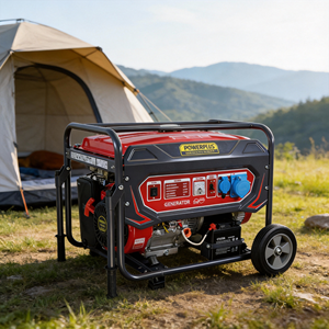 Wholesale Open Frame High Performance Recoil Start 50/60Hz 7.5kW Output 4-Stroke <b>Gasoline</b> <b>Generator</b> Set Home Use 220V AC - Product Image 1