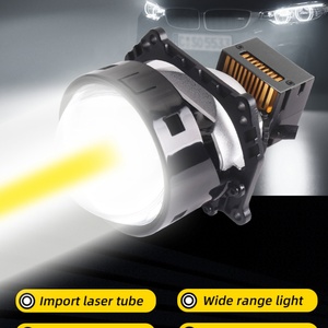Sanvi L60 Auto LED Projector Lens Headlight 5500K Bi LED Accessory Car Model Dual LED Chips Dual Reflectors 12V Volta New - Product Image 4