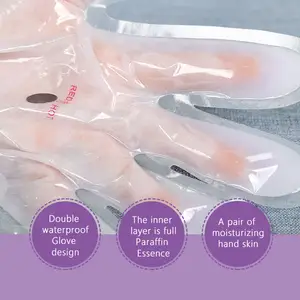 Private Label Whitening Paraffin Lavender Collagen Disposable Moisture Skin Care Foot And Hand Mask