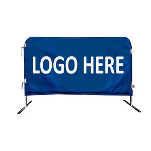 Custom Outdoor Advertising Cafe Barrier Scrim Custom Print Fence Cover Event Crowd Queue Line Barrier Banner - Product Image 1