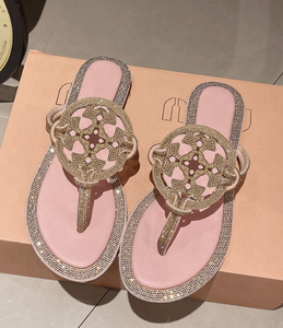 Ciabatte di Lusso di Alta Qualità Tb con Cinturino Rhinolite, Sandali in Stile Europeo, Pantofole Estive da <span class=keywords><strong>Spiaggia</strong></span> per Signore - Product Image 5