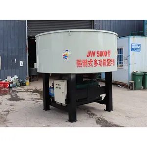 Chinese Products Mobile JW350/750/1000 Concrete Mixer Electric Power Flat Mouth Cement Concrete Pan Mixer