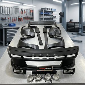 Nouvelle promotion pour le kit carrosserie large Rocket Bunny pour RX7 FC3S, matériau FRP, pare-chocs avant, feux antibrouillard, <span class=keywords><strong>prix</strong></span> fixe 1300 USD - Product Image 3